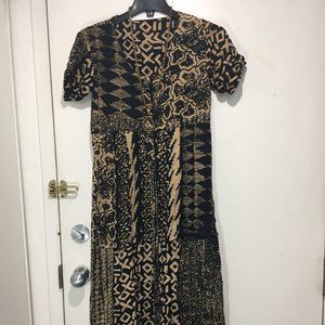 AFRICAN MAXI PRINT DRESSES SIZE L